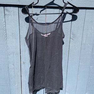 Gorgeous Black sheer Victorias Secret Slip